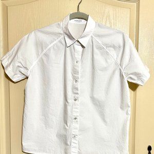 Everlane Crisp White Cotton Blouse